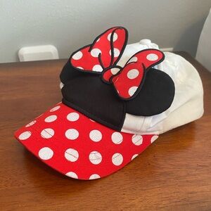 Girl’s Minnie Mouse Velcro Baseball Cap